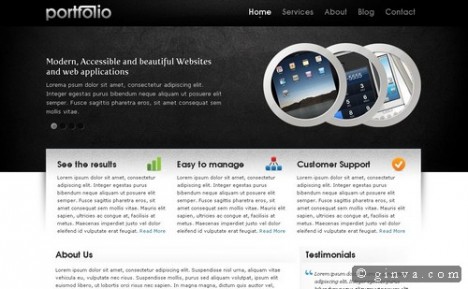 Plantilla Portfolio HTML y CSS gratis