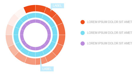 Plantilla de Infografía para Photoshop PSD