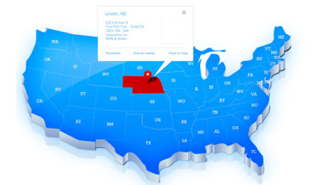 Plantilla de Mapa de Estados Unidos para Photoshop